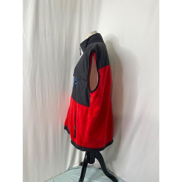 Outer Boundary Men’s Vest Jacket Black and Red Fleece B.S.L. Full Zip Size 3XL - Picture 6 of 14